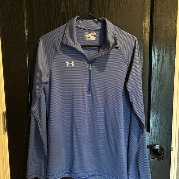 Under Armour Blue Quarter-Zip Sweatshirt - Picture 1 of 3